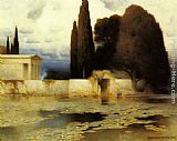 A Classical Landscape by Ferdinand Keller